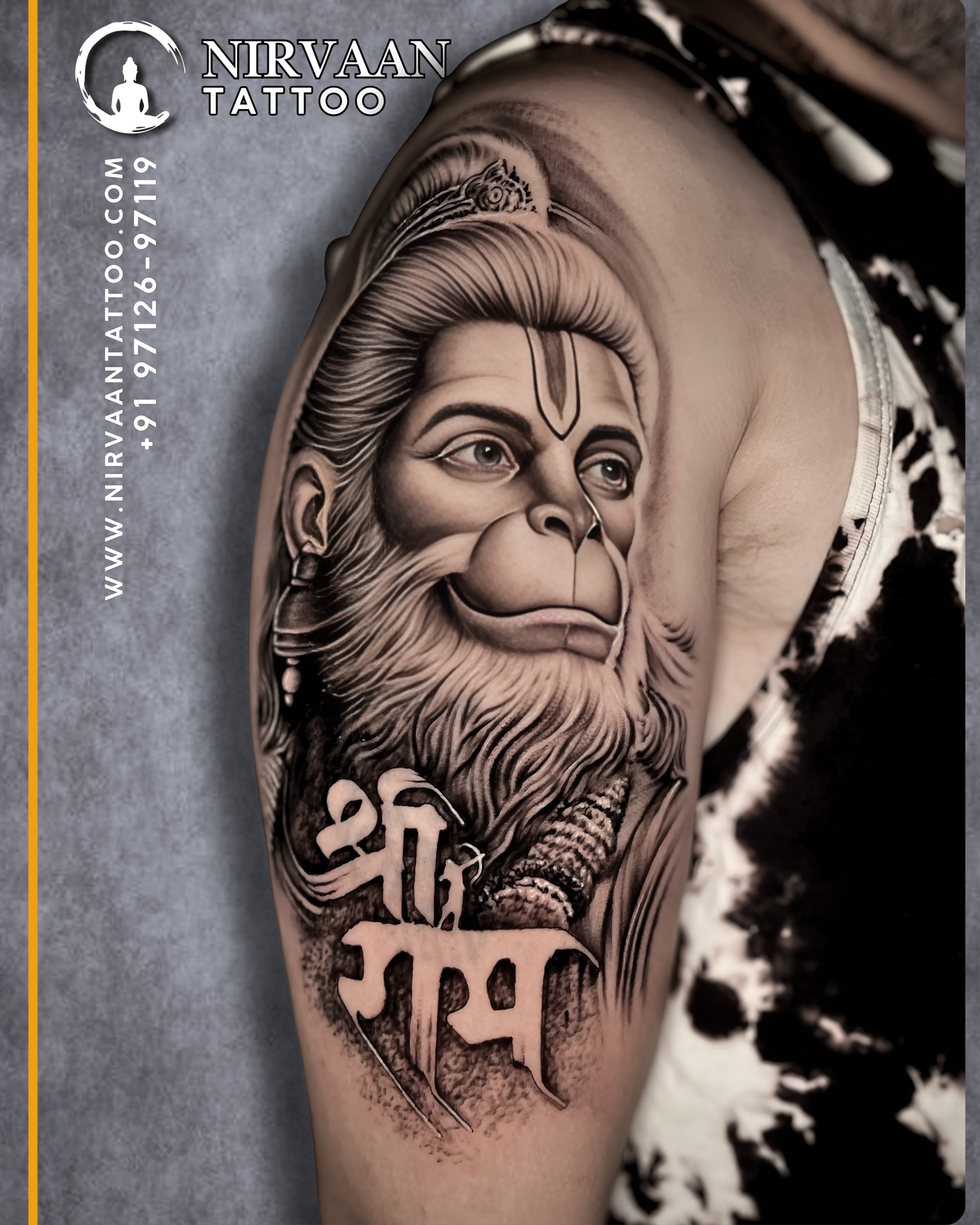 Lord Hanuman Tattoo Best Artist